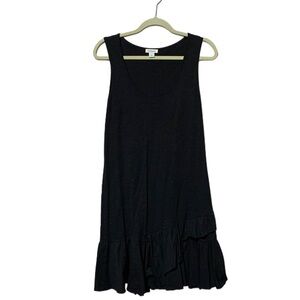 Sundance Black Ruffle Hem Tank Dress